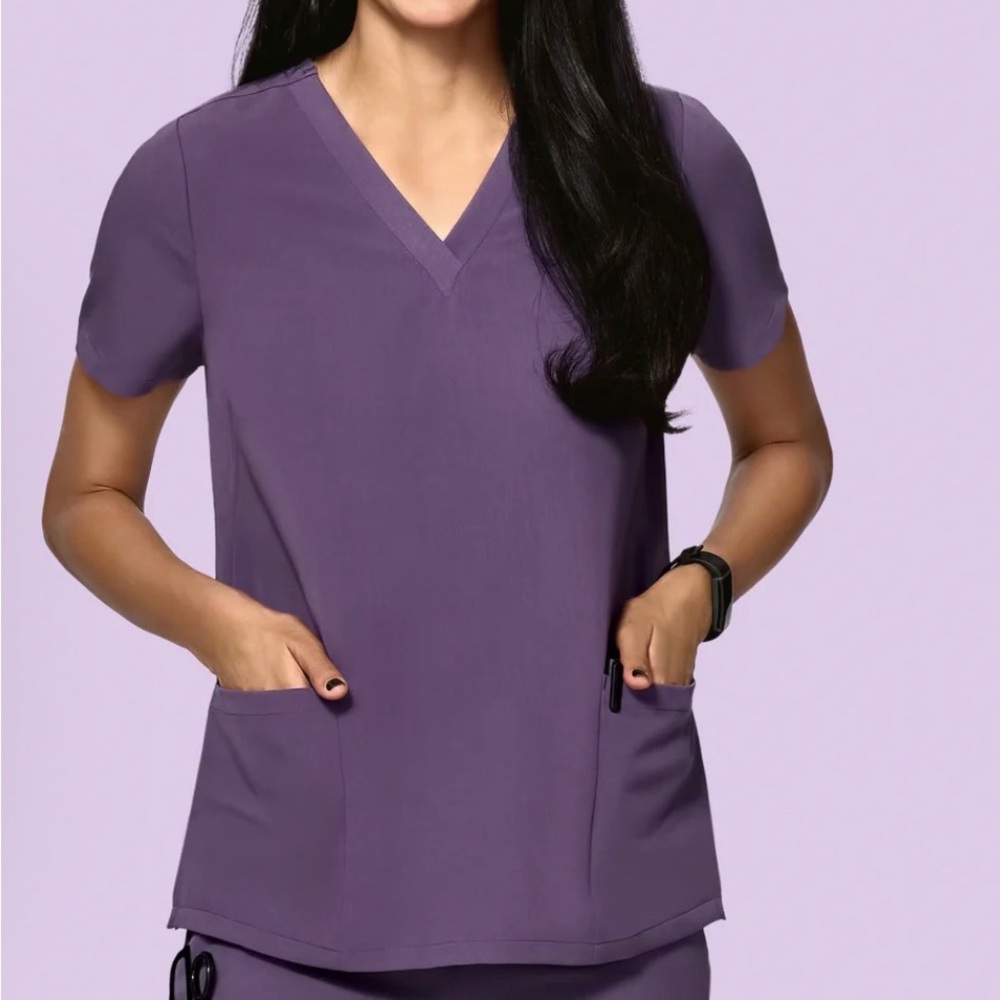 Mandala 6 pocket scrub top